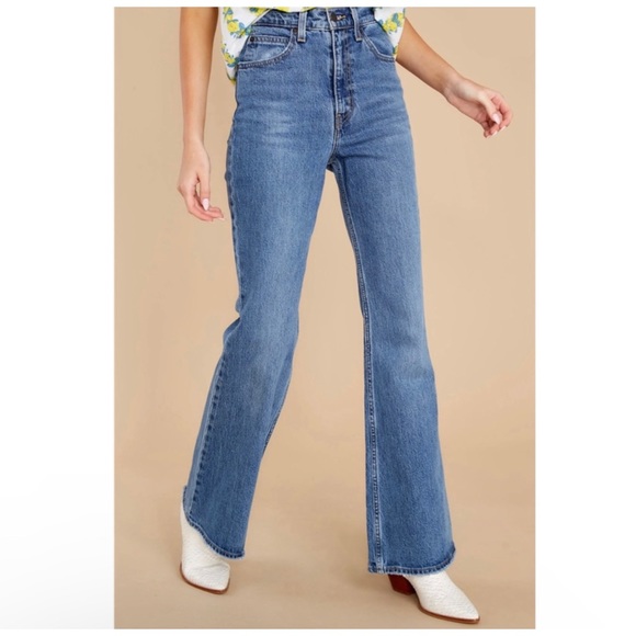 70's High Rise Flare Jeans Levi's Premium size 26 - Picture 1 of 5